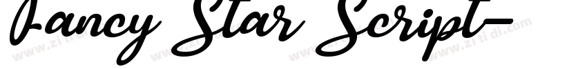 Fancy Star Script字体转换